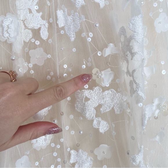 BHDLN Ariane Etoile Ivory Wedding Gown | Anthropologie - Picture 14 of 14